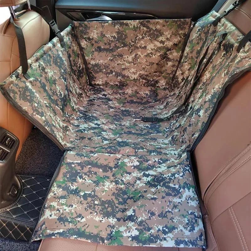 Shop All I Want Green camouflage / 60x35x53cm SHOP ALL I WANT Dog Carriers Car Seat Cover