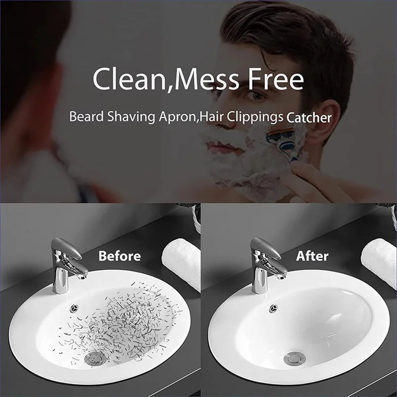 Shaving Apron for Men – Beard Shaving Care Bib for Easy Cleanup After Shaving, Perfect Gift for Grooming Enthusiasts 🎁✂️