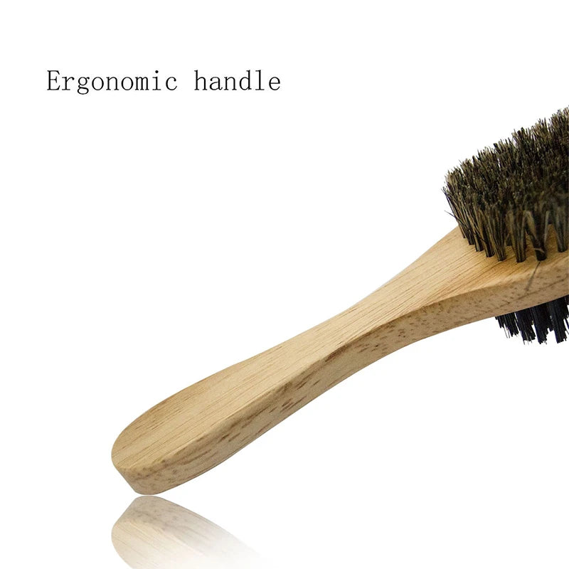 Eco-Friendly Boar Bristle Shaving Brush | Portable Men’s Beard Brush 🌿