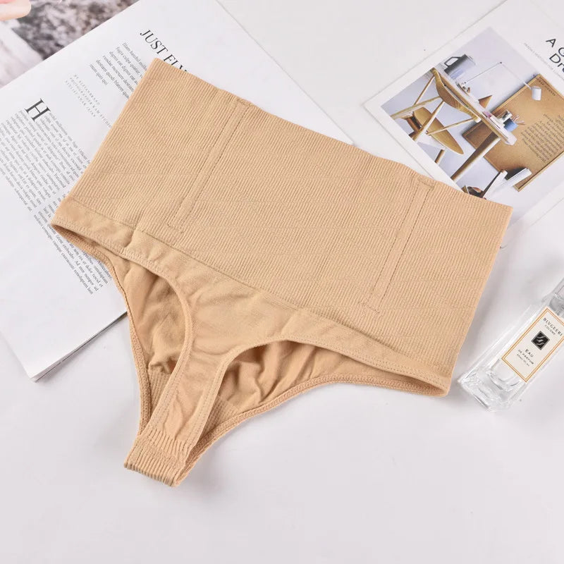 High Waist Tummy Control Panties – Thong Shaper & Butt Lifter Slimming Underwear for Women 🍑✨