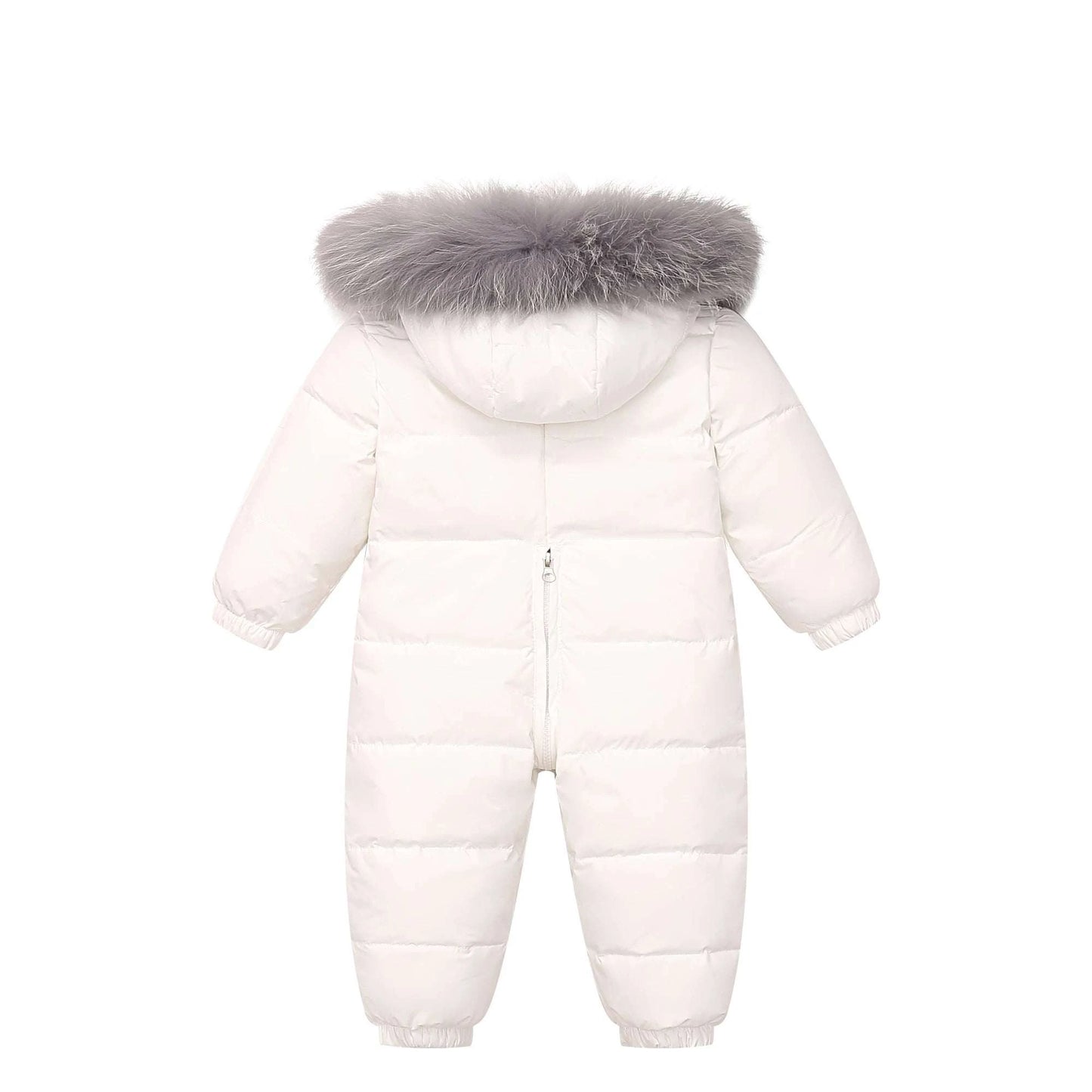 Shop All I Want Shop All I Want ❄️ RAISE Winter Baby Down Jumpsuit – Real Raccoon Fur Hood, Snowsuit for Toddler Boys & Girls, Infant Overalls 🌟