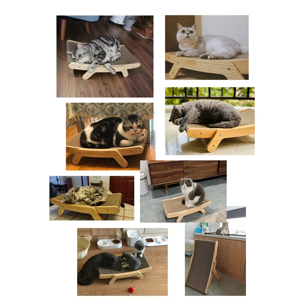 Shop All I Want SHOP ALL I WANT Wooden Cat Scratcher Board