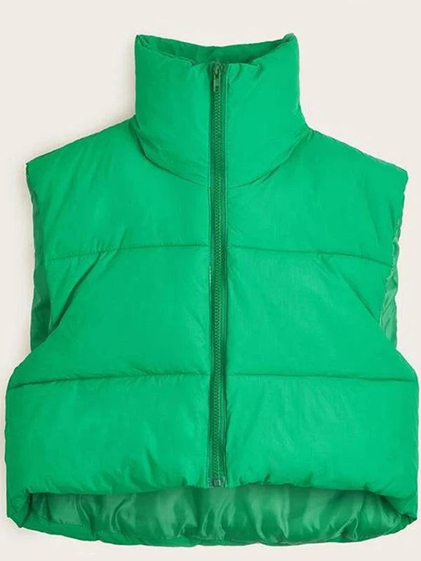 Shop All I Want Green / XXL SHOP ALL I WANT Elegant Down Vest -Cozy elegance 🏖️