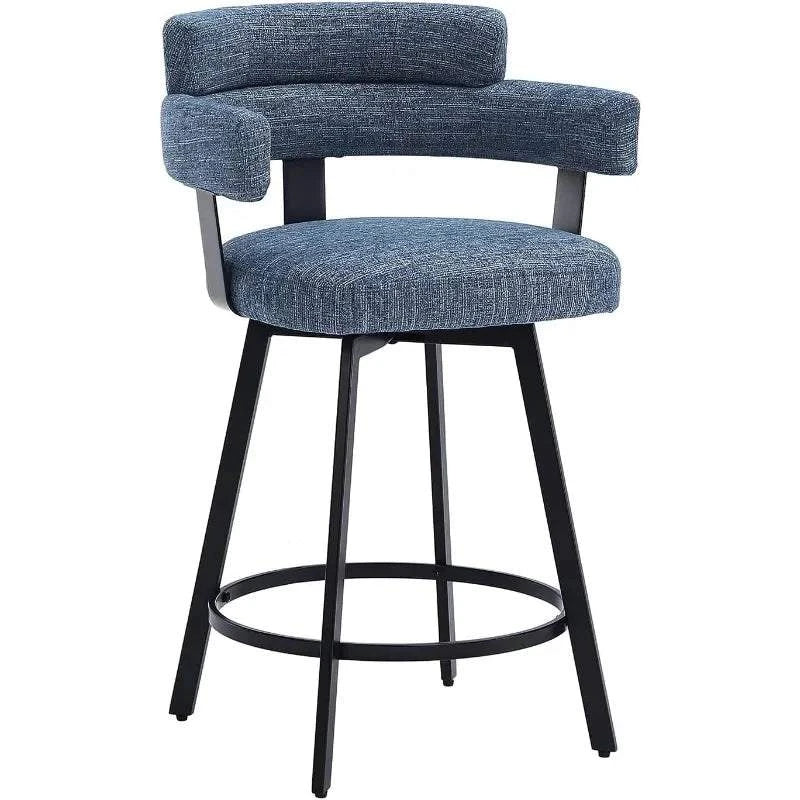 Counter Height Bar Stools with Full Back - Swivel Chairs Set of 2 in GEnhance your bar or kitchen area with these stylish Counter Height Bar Stools. Featuring a full back for added comfort and support, these swivel stools are perfect fShop All I WantShop All I WantFull Back - Swivel Chairs Set