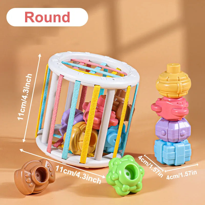 Shop All I Want Round SHOP ALL I WANT Baby Montessori Learning Educational Toy 0-12 Months