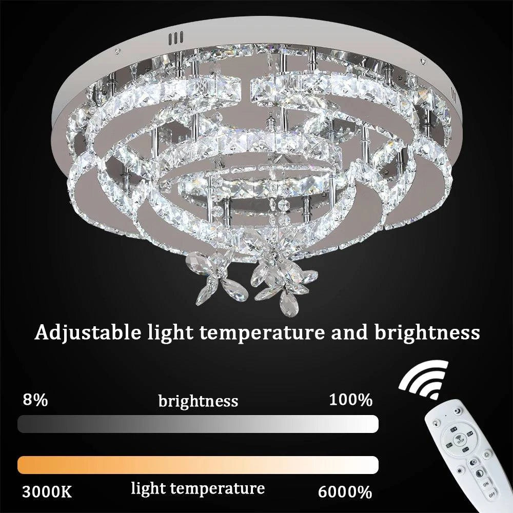 Chandelier Ceiling LampElevate your home decor with this stunning Modern Crystal LED Chandelier Ceiling Lamp. Crafted with crystal body material and a polished finish, this lamp is the perShop All I WantShop All I WantChandelier Ceiling Lamp