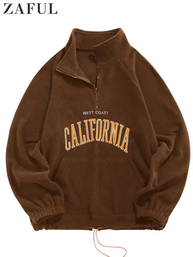 Shop All I Want Brown / S SHOP ALL I WANT California Hoodie for Men and Women