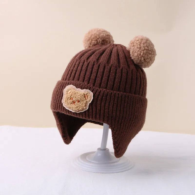 Shop All I Want Style1 D(46-52cm) SHOP ALL I WANT Cute Cartoon Bear Baby Beanie Cap 🐻👶