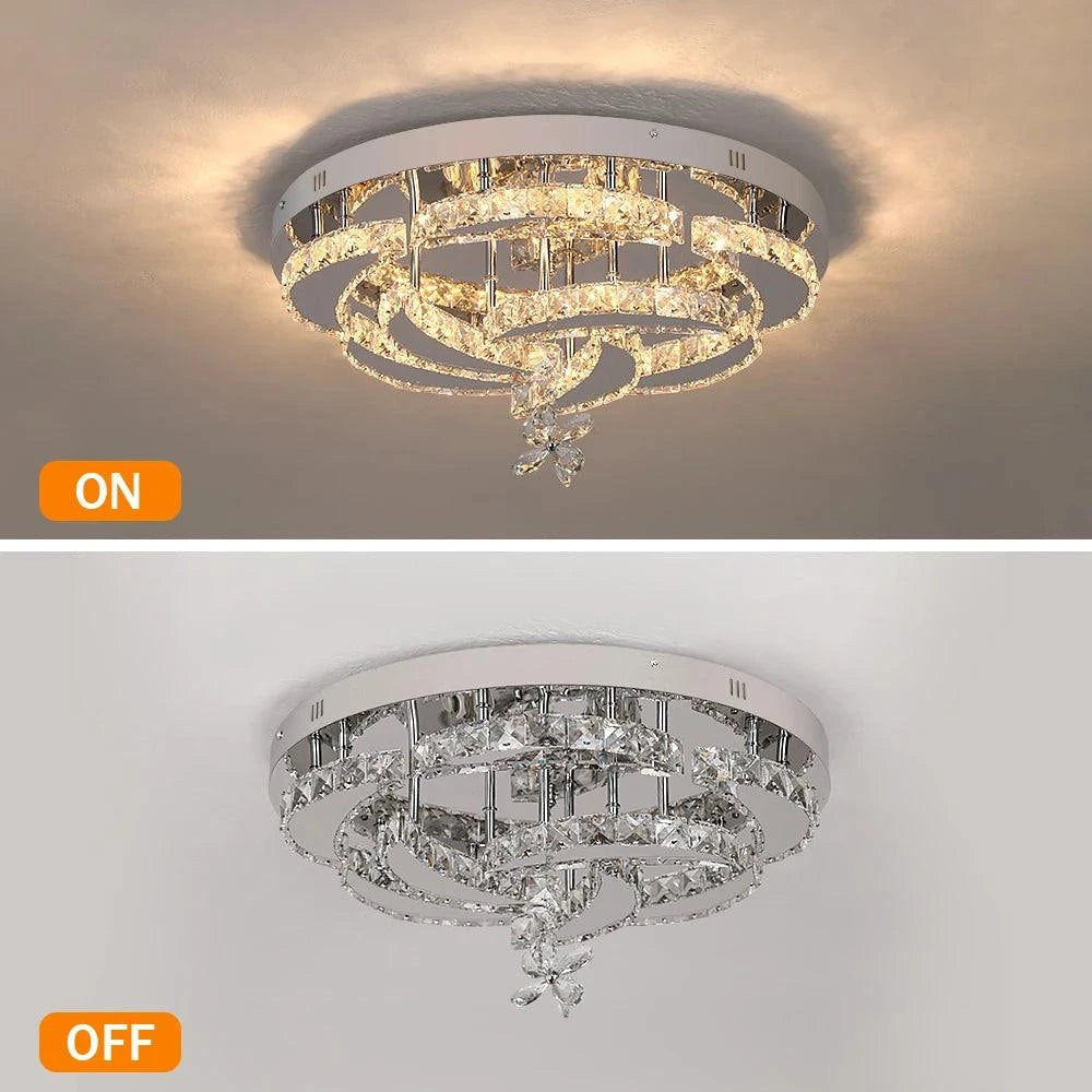 Chandelier Ceiling LampElevate your home decor with this stunning Modern Crystal LED Chandelier Ceiling Lamp. Crafted with crystal body material and a polished finish, this lamp is the perShop All I WantShop All I WantChandelier Ceiling Lamp