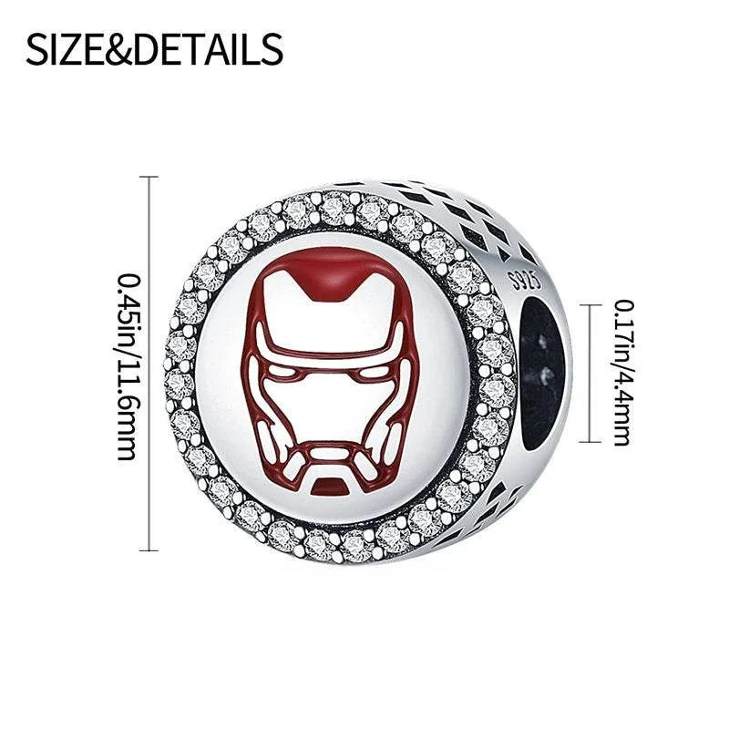 Shop All I Want Shop All I Want 🦸‍♀️ 925 Silver Bead for Pandora, Marvel Jewelry Gift 🎁