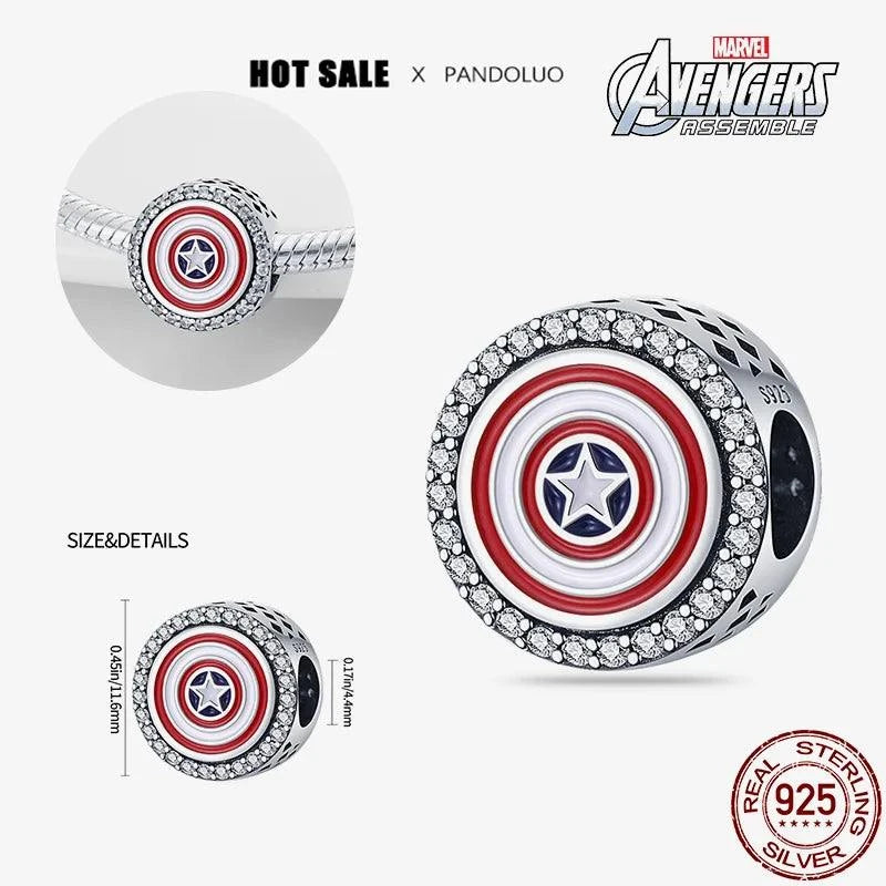 Shop All I Want M10 Shop All I Want 🦸‍♀️ 925 Silver Bead for Pandora, Marvel Jewelry Gift 🎁