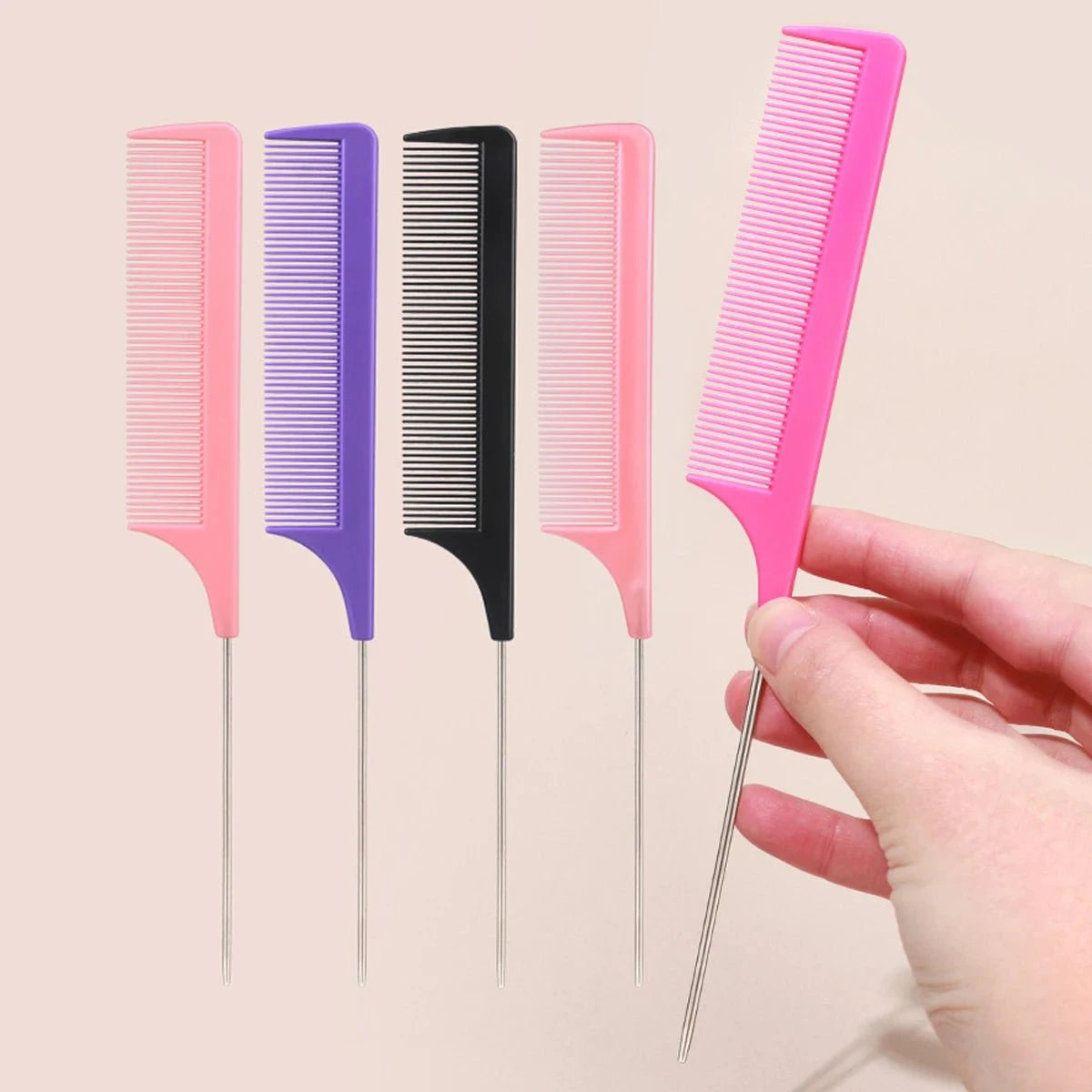 Shop All I Want Shop All I Want 💇‍♀️ Professional Pointed Tail Comb – Precise Styling, Anti-Static, Stainless Steel Hair Tool ✨