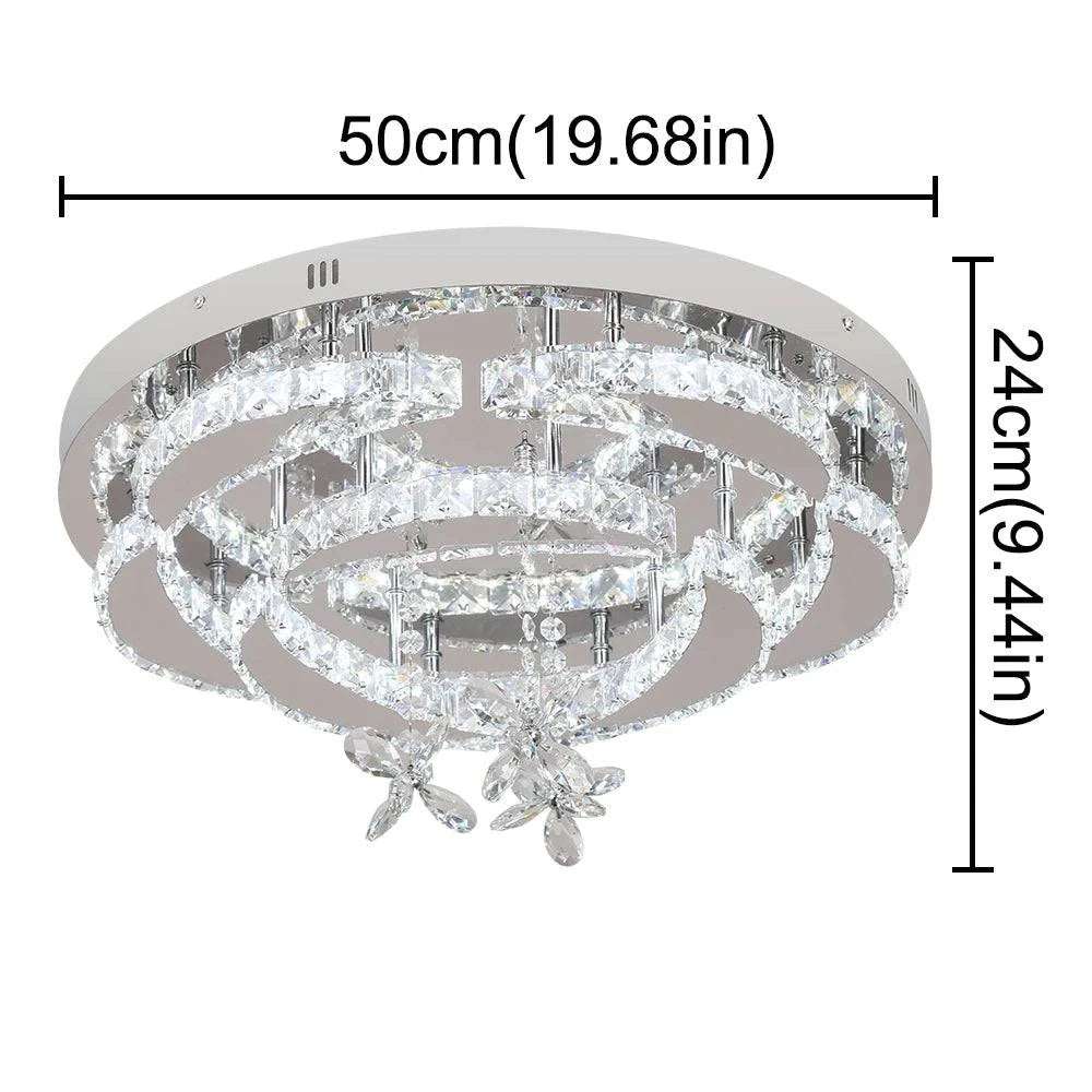 Chandelier Ceiling LampElevate your home decor with this stunning Modern Crystal LED Chandelier Ceiling Lamp. Crafted with crystal body material and a polished finish, this lamp is the perShop All I WantShop All I WantChandelier Ceiling Lamp