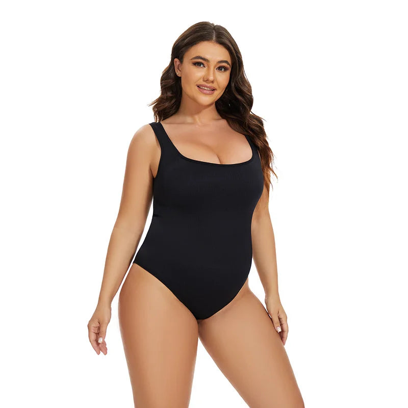 Tummy Control Jumpsuit – Light Control Open Crotch Shapewear Bodysuit 🌟✨