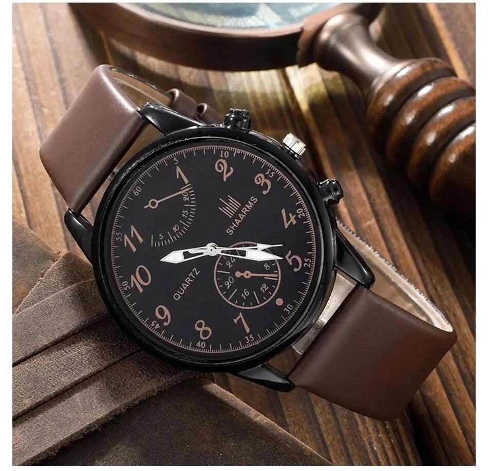 🕰️ New Men’s Fashion Quartz Watch – Top Brand Luxury, Sporty WristwatMen's Wristwatch Discover the perfect blend of luxury and sportiness with the New Men’s Fashion Quartz Watch. Featuring a top brand design and a matching bracelet set, this wristwatcShop All I Want