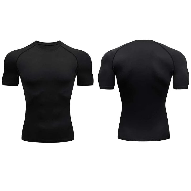 Shop All I Want Shop All I Want 🏃‍♂️ Men’s Running Compression T-Shirt – Short Sleeve, Gym Fitness, Athletic Top for Jogging & Tracksuits 🌟