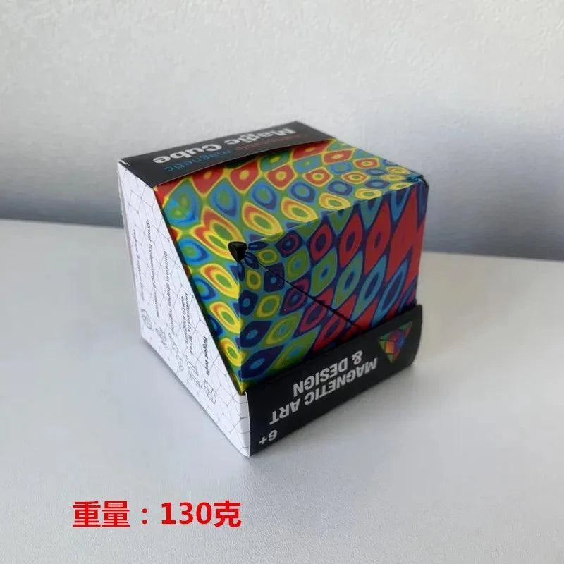 Shop All I Want Peacock pattern SHOP ALL I WANT Magnetic 3D Cube: Boosts Children's Creative Thinking! 🧊🧠