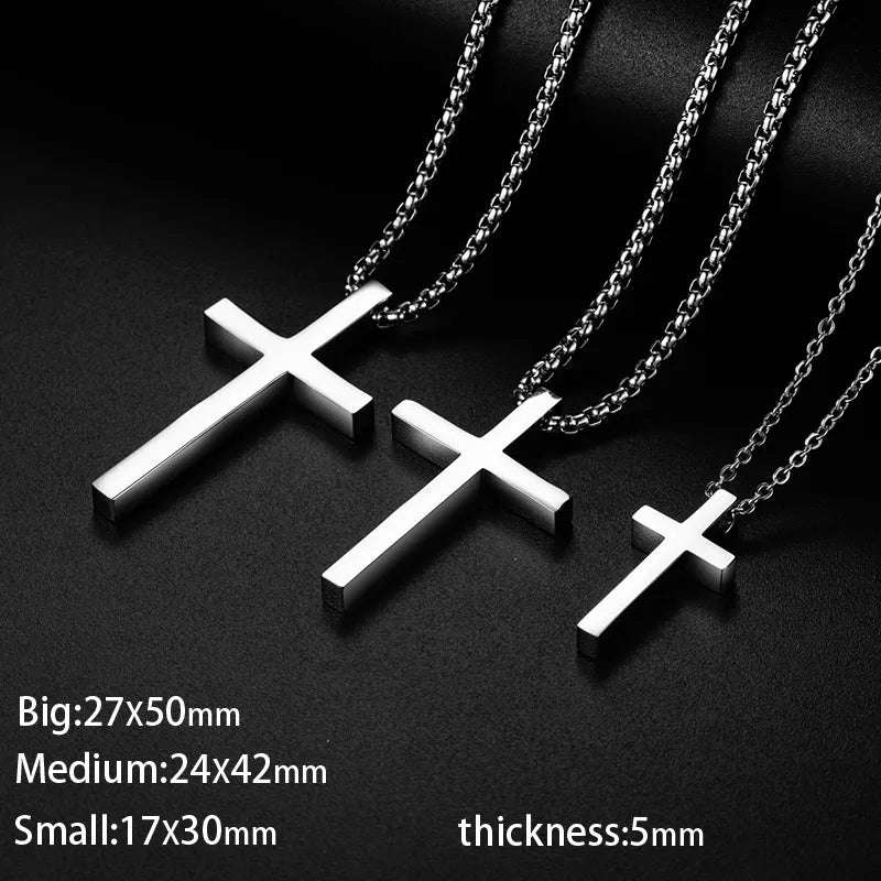 Shop All I Want SHOP ALL I WANT Stainless Steel Jesus Cross Necklace