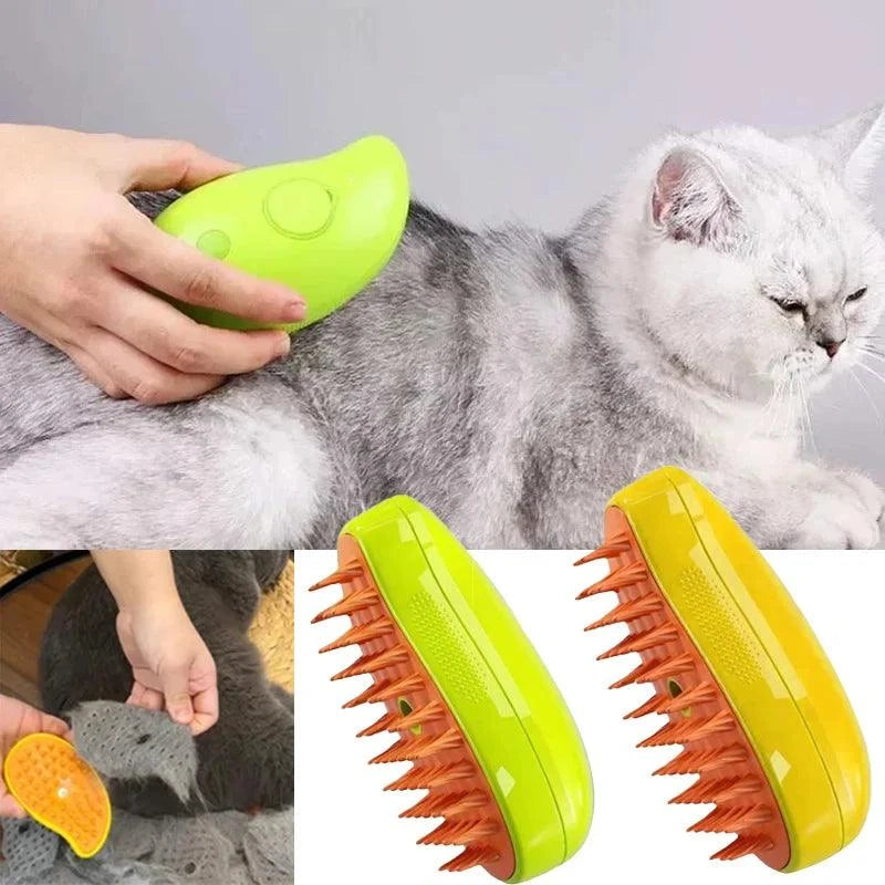 Shop All I Want SHOP ALL I WANT Cat Steam Brush 🐾💨 #PetCare #GroomingEssentials