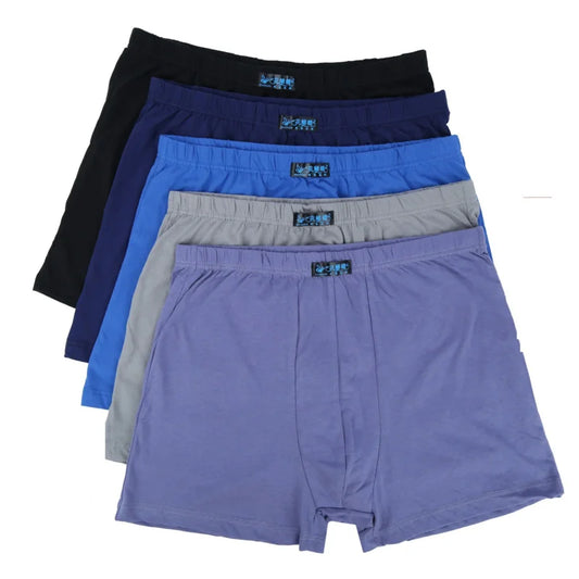 Plus Size Men’s Boxer Shorts | Loose Cotton Underwear (8XL-10XL, 4pcs) 🩳