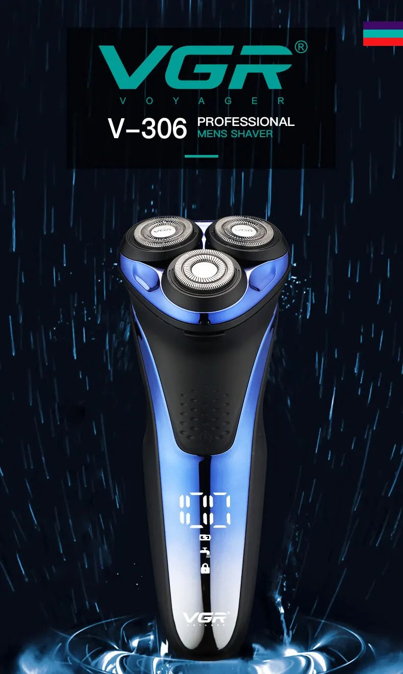 VGR Electric Shaver: Professional Waterproof Beard Trimmer! ⚡✂️