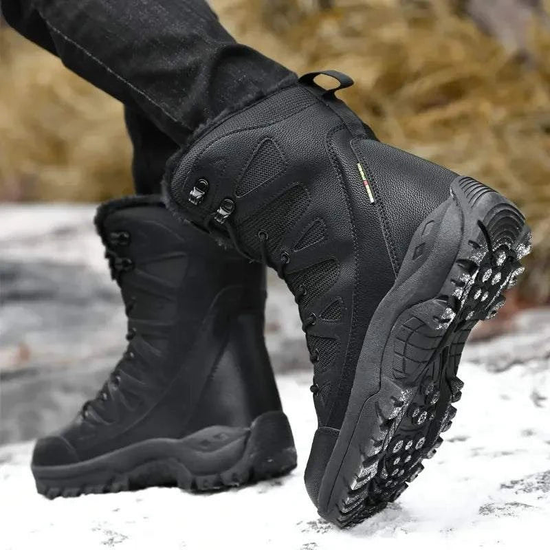 Shop All I Want black / 36 SHOP ALL I WANT Comfy Military-Inspired High Boots 🥾🏞️