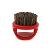 Men’s Beard Ring Brush | Portable Horse Bristle Shaving Brush 🧔