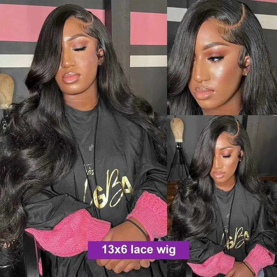 💁‍♀️ HD Lace Front Body Wave Wig – 13x6 Brazilian Hair, Transparent, On Sale, Choice of Bob Styles 🌟 - Shop All I Want