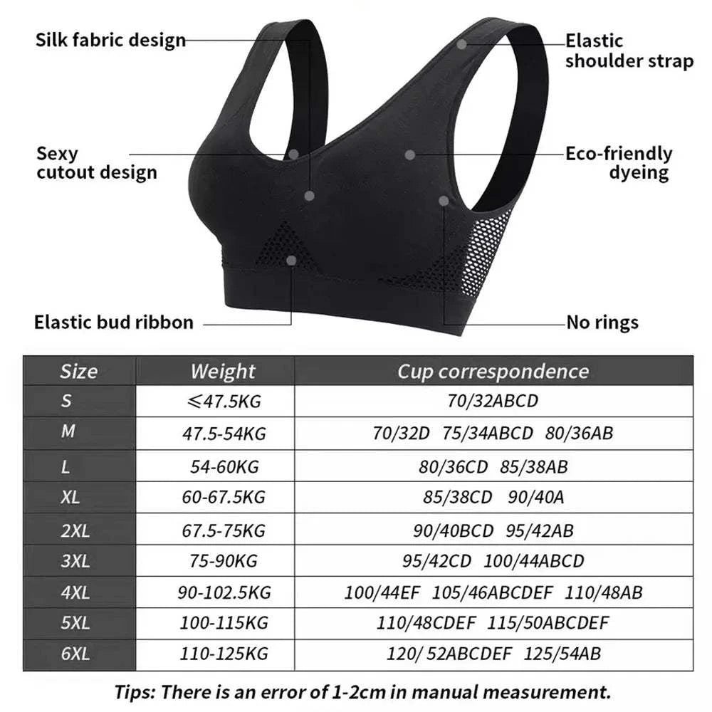 Shop All I Want SHOP ALL I WANT Seamless Breathable Women Sports Bra