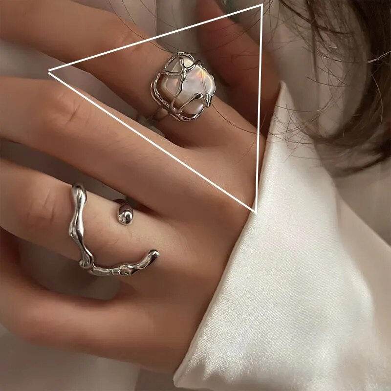 Shop All I Want BTSP1450-2 / Resizable SHOP ALL I WANT Sterling Silver Ring