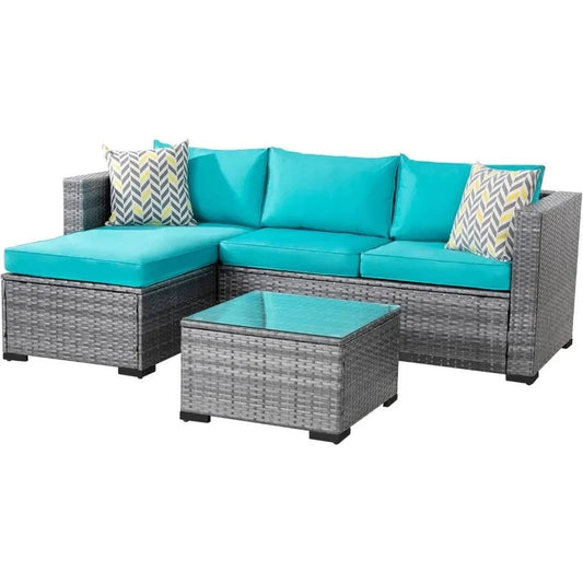 3-Piece Patio Sofa Set | All-Weather Rattan with Cushions 🌿Transform your outdoor space with this 3-Piece Patio Sofa Set, designed for ultimate comfort and style. Crafted with all-weather rattan and soft cushions, this set iShop All I WantShop All I Want3-Piece Patio Sofa Set