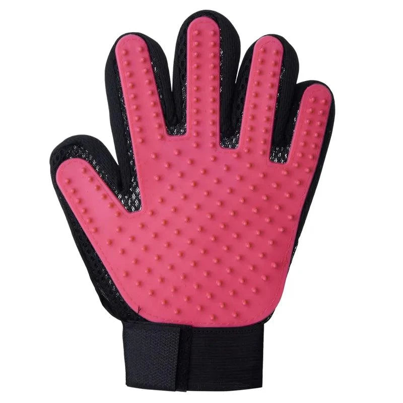 Shop All I Want Left Pink SHOP ALL I WANT Pet Hair Deshedding Brush Gloves