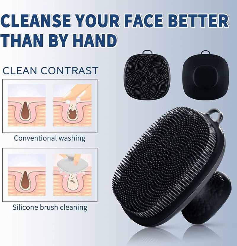 Shop All I Want SHOP ALL I WANT Silicone Face Scrubber for Men and Women