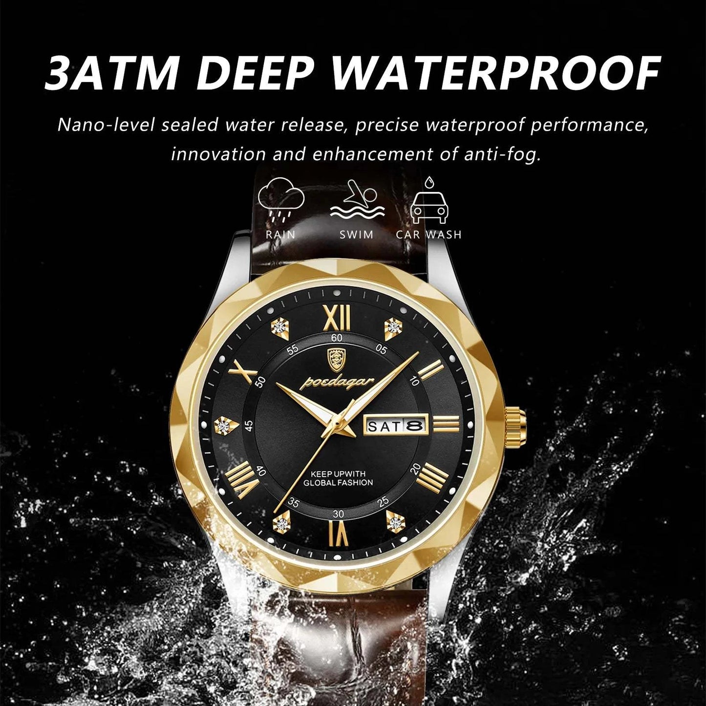 Shop All I Want SHOP ALL I WANT Luxury Waterproof Men's Watch ⌚🌟