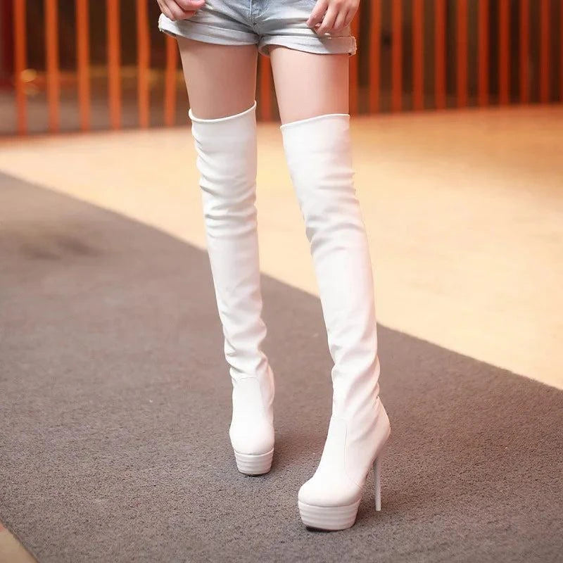 Shop All I Want SHOP ALL I WANT Over-the-Knee High Heel Boots