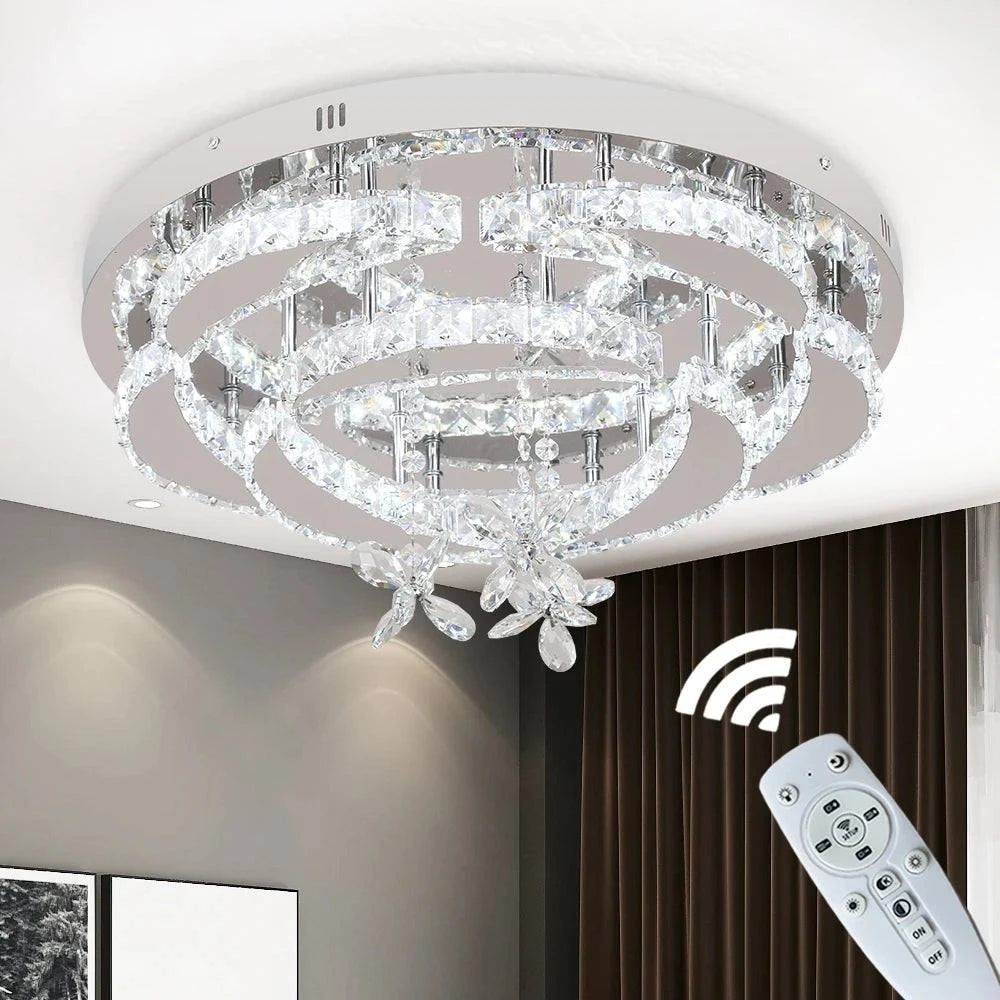 Chandelier Ceiling LampElevate your home decor with this stunning Modern Crystal LED Chandelier Ceiling Lamp. Crafted with crystal body material and a polished finish, this lamp is the perShop All I WantShop All I WantChandelier Ceiling Lamp