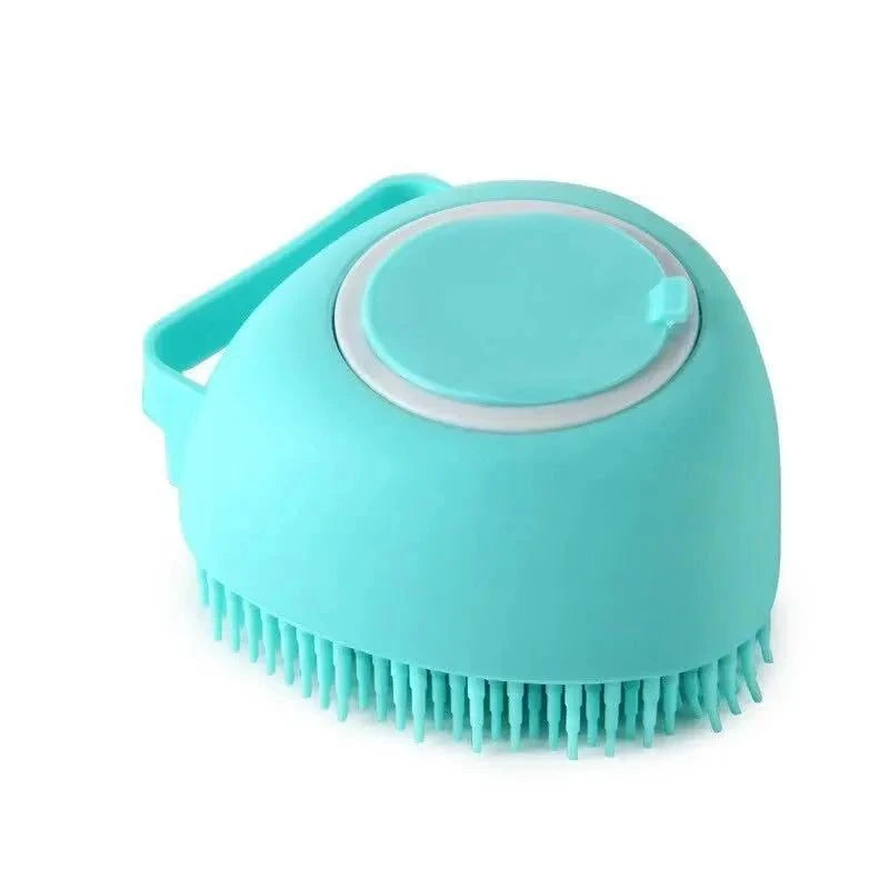 Shop All I Want Heart-shaped Blue / As the pictures SHOP ALL I WANT Pet Bath Massage Brush