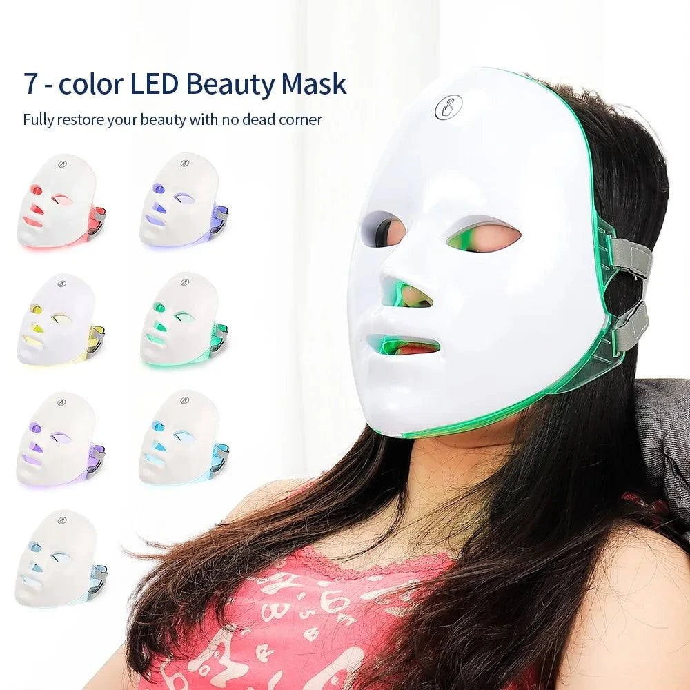 LED Light Therapy Mask for Skin Rejuvenation and Anti- Aging