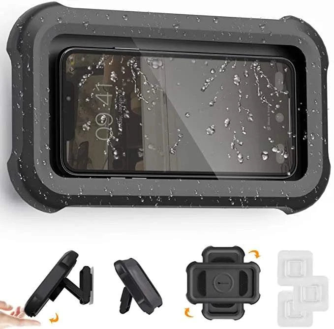 Shop All I Want Black / China My Store Waterproof Shower Phone Holder