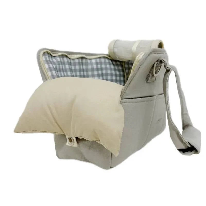 Shop All I Want gray bag pillow / S / China SHOP ALL I WANT Puppy Portable Shoulder Handbag Dog Bag