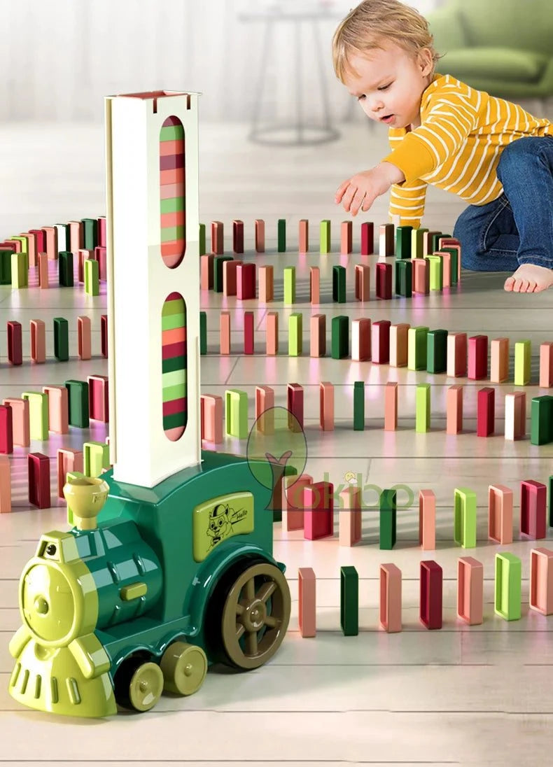 Shop All I Want SHOP ALL I WANT Domino Train Car Set: Educational Fun! 🚂🌈