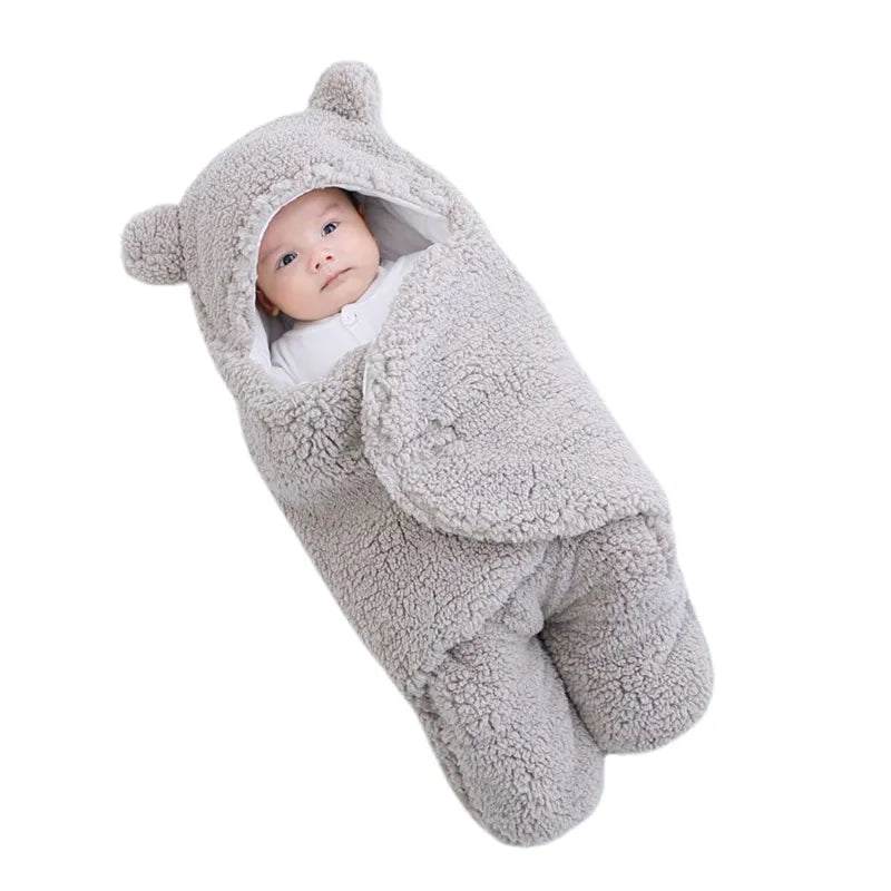 Shop All I Want Grey SHOP ALL I WANT Cute Newborn Baby Blanket 🍼🌟