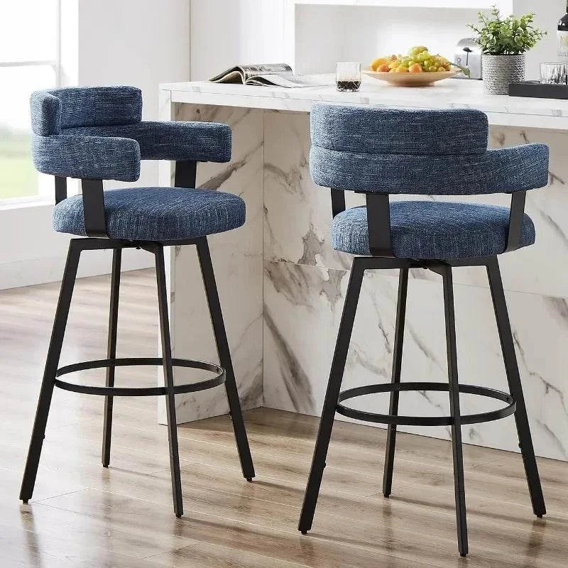 Counter Height Bar Stools with Full Back - Swivel Chairs Set of 2 in GEnhance your bar or kitchen area with these stylish Counter Height Bar Stools. Featuring a full back for added comfort and support, these swivel stools are perfect fShop All I WantShop All I WantFull Back - Swivel Chairs Set