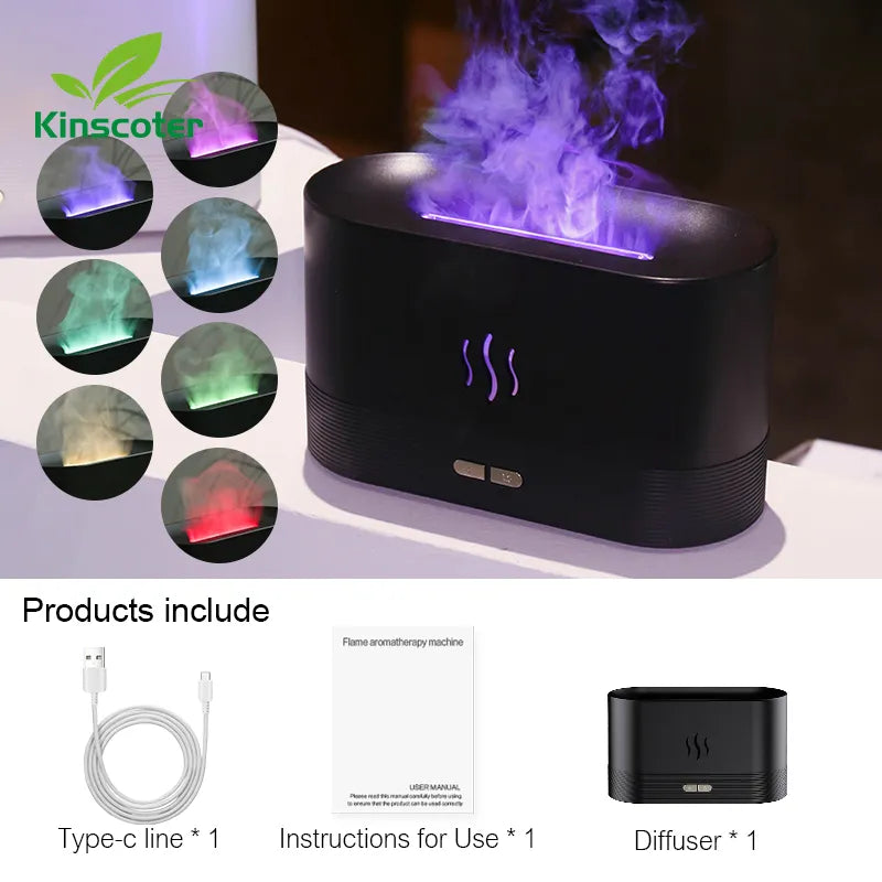 Shop All I Want 180ml Black Pro SHOP ALL I WANT Kinscoter Aroma Diffuser Humidifier