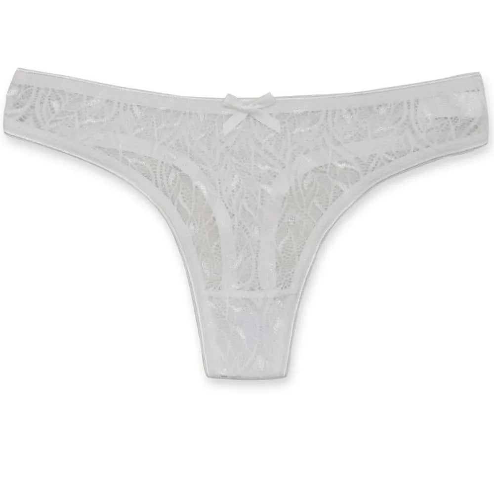 Lace Women's Underpants – Soft Cotton Panties, Breathable Solid Color Briefs & Lingerie for Girls 🌸💖