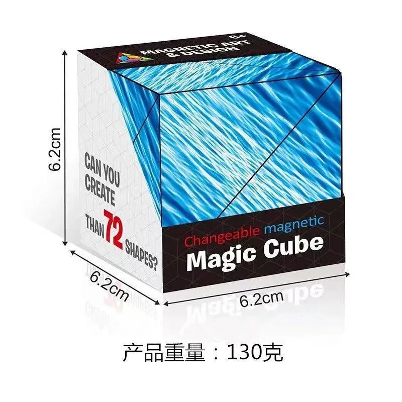 Shop All I Want Ocean Blue SHOP ALL I WANT Magnetic 3D Cube: Boosts Children's Creative Thinking! 🧊🧠