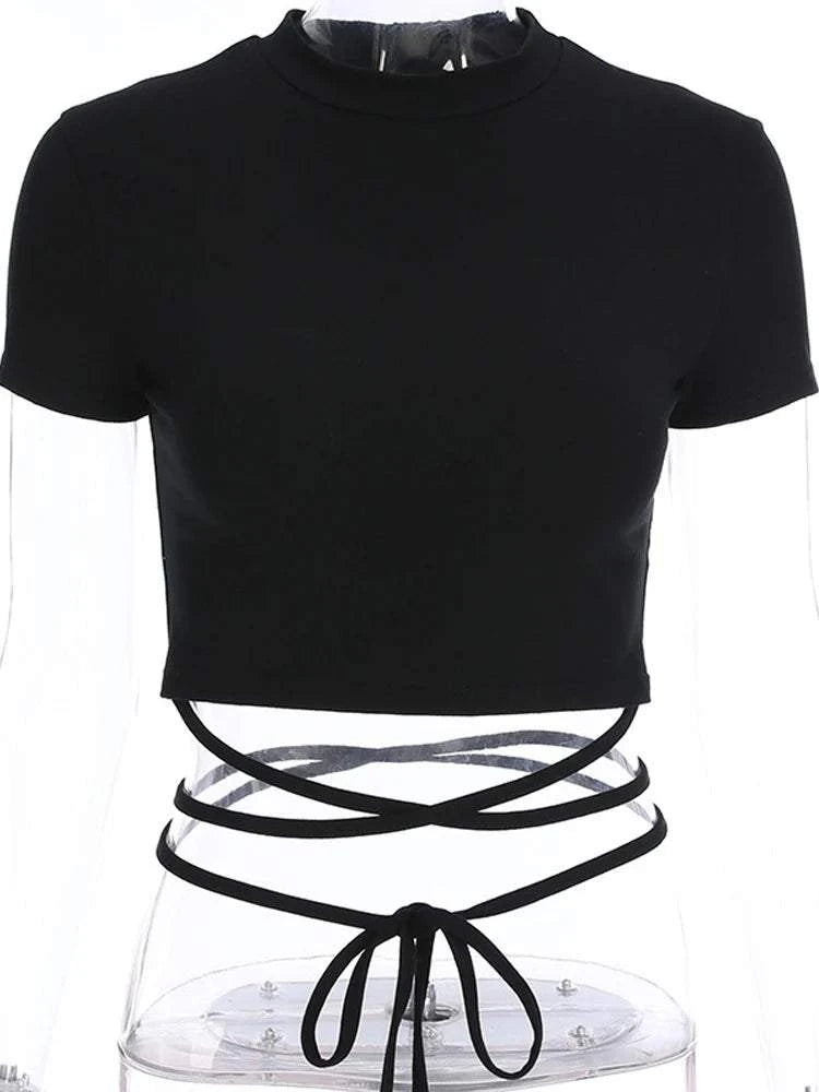 Shop All I Want SHOP ALL I WANT Sexy Black Crop Tops -LA sexy vibes 🌞