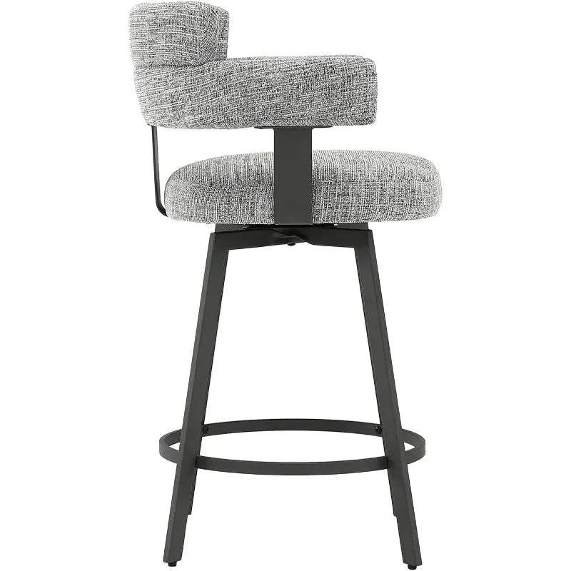 Counter Height Bar Stools with Full Back - Swivel Chairs Set of 2 in GEnhance your bar or kitchen area with these stylish Counter Height Bar Stools. Featuring a full back for added comfort and support, these swivel stools are perfect fShop All I WantShop All I WantFull Back - Swivel Chairs Set