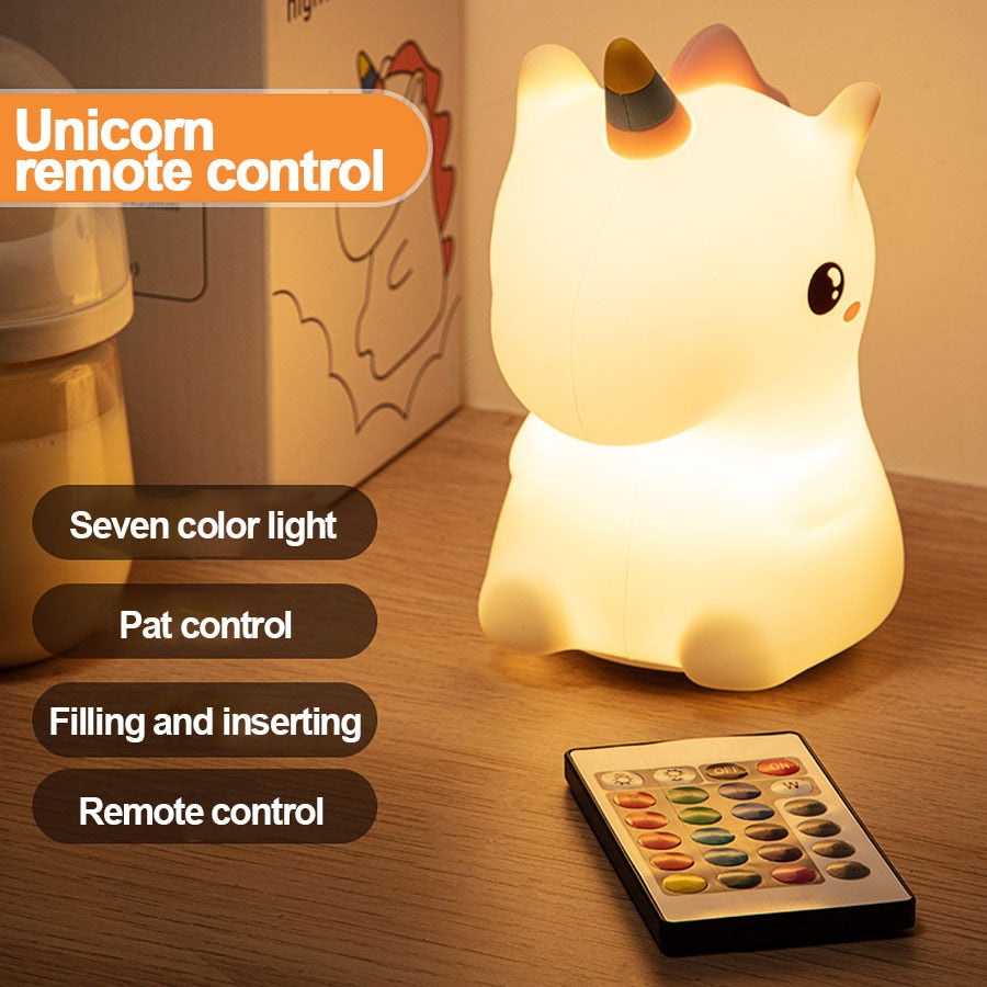 Shop All I Want USB-7 Colors Remote SHOP ALL I WANT Tap to Change Color Dino Night Light