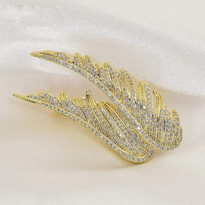 Shop All I Want Gold Wings / China / multi SHOP ALL I WANT Dazzling Rhinestone Waist Pins ✨📌